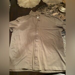 Rockport Men's Short Sleeve Button-Down Shirt in Taupe